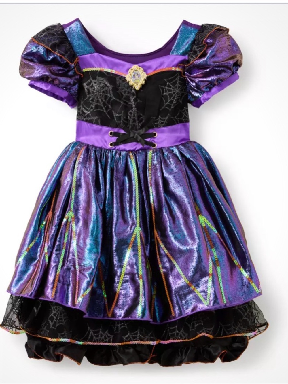 Disney Minnie Mouse Witch Costume and Witch Hat for Kids size 3